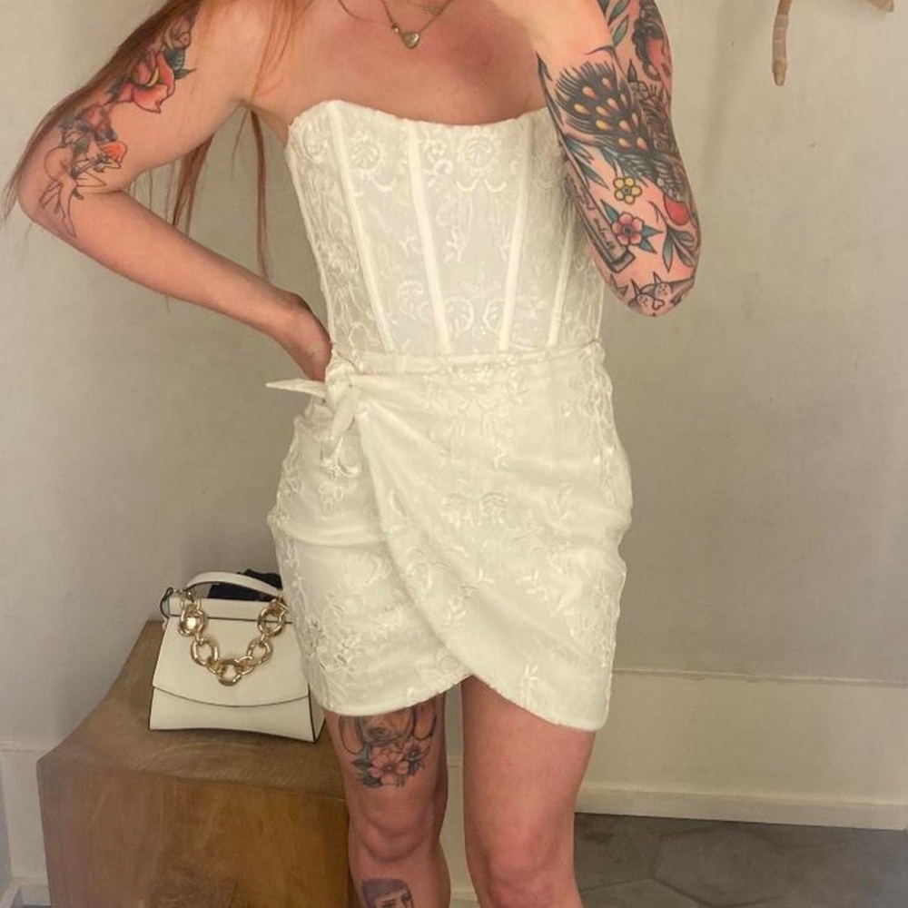 V. Chapman Nigella dress in White
